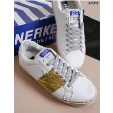 GOLDEN GOOSE 골든구스 하이스타 화이트 골드 리프 힐탭