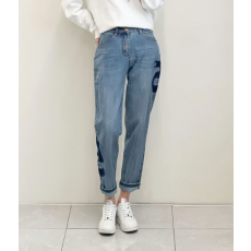 DIOR 디올 베이지 블루 매크로까나쥬 자수 라지