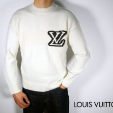 LOUIS VUITTON 루이비통 인타르시아 LV 그래피티 라운드 니트세미오버핏