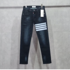 THOM BROWNE 톰브라운 사선완장 돌핀 진청 청바지