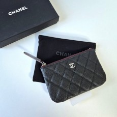CHANEL 샤넬  클래식 캐비어 미니 파우치