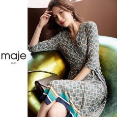 MAJE 마쥬 올리비아 랩원피스