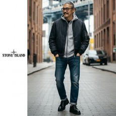 STONEISLAND 스톤아일랜드 이중후드 항공점퍼