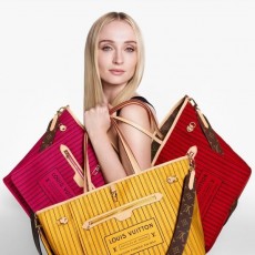 LOUIS VUITTON 루이비통 네버풀 반둘리에 인사이드아웃 MM