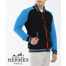 HERMES 에르메스 투톤 바시티 면 재킷