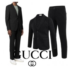 구* 23FW 스트라이프 싱글 모직 슬림슈트