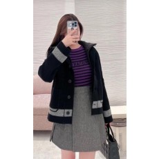 디* 니트후드점퍼