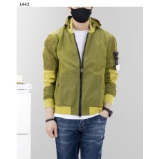 스* 수입고급 립스탑 블루종후드 재킷