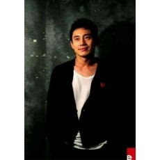 꼼* 남성 미니 레드하트 로고 브이넥 니트 가디건