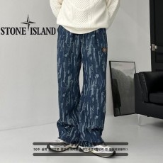 스* s75 뉴진 데미지 와이드밴딩팬츠