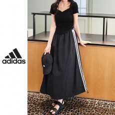 ADIDAS 아디다스 삼선 바스락 스커트