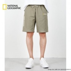 NATIONAL GEOGRAPHIC 내셔널지오그래픽 5부 코튼 루즈핏 반바지