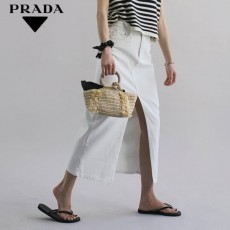 PRADA 프라다 일자롱 스커트