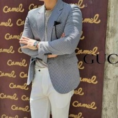 GUCCI 구찌 하운드투스 시어서커 스포츠 재켓