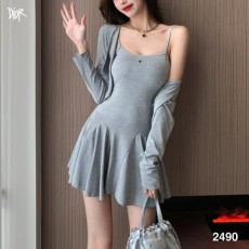 DIOR 디올 찰랑 코튼 투피스