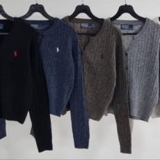 POLO 폴로 y케이블 가디건