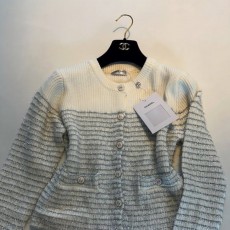 CHANEL 샤넬 은사펄줄지가디건