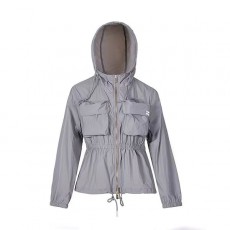 MIUMIU 미우미우  스트링 후드 바람막이