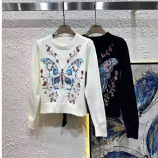 DIOR 디올 플라워 나비자수 니트