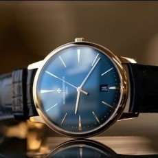 VACHERON CONSTANTIN 바쉐론 콘스탄틴 페트리머니 로즈골드 블루다이얼