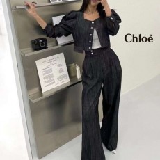 CHLOE 끌로에 쏘쏘데님투피스