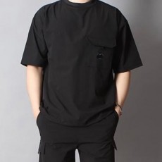 C.P.COMPANY 씨피컴퍼니 렌즈포켓 포인트 우븐 포켓 나일론 반팔 반바지세트