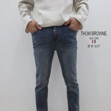 THOM BROWNE 톰브라운 슬림 일자 청바지