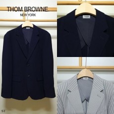 THOM BROWNE 톰 브라운 시어써커 슬림 자켓