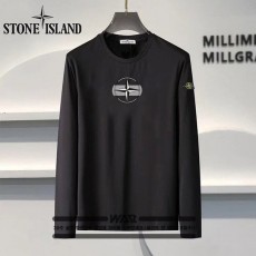 STONEISLAND 스톤아일랜드 십자가 원형 패턴 긴팔 티셔츠