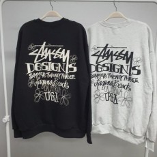 STUSSY 스투시 꽃1도 기모 맨투맨