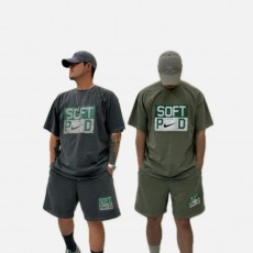 NIKE 나이키 피그먼트 PD 반팔 반바지 셋업