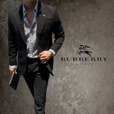 BURBERRY 버버리 자수로고 리얼린넨 아이스 블렌딩 수트