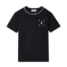 MAISON MARGIELA 메종마르지엘라 넥 프린트 티셔츠