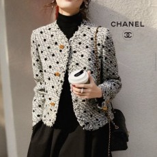 CHANEL 샤넬 땡땡이트위드자켓