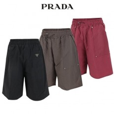 PRADA 프라다  나일론 리벳 버뮤다 팬츠