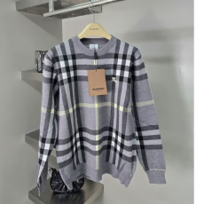 BURBERRY 버버리 캐시미어 체크 기사 니트