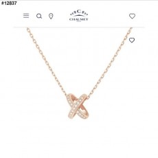 CHAUMET 쇼메 주드 리앙 펜던트 핑크 골드 목걸이