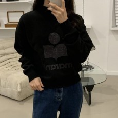 MARANT 마랑 I. 하이넥 글리터 기모 맨투맨