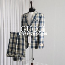 GUCCI 구찌 G.C 마드라스 체크 싱글 셋업