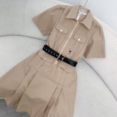 DIOR 디올 포켓 벨트원피스