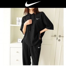NIKE 나이키 x 니케 8부 골지 후드 세트