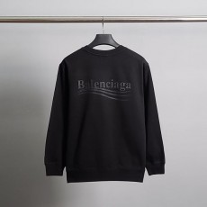 BALENCIAGA 발렌시아가 블랙 코튼 맨투맨