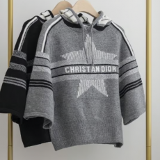 DIOR 디올 Alps 3/4 슬리브 후드 스웨터