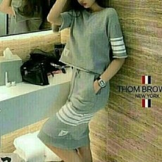 THOM BROWNE 톰브라운 4선니트치마세트