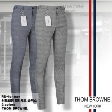 THOM BROWNE 톰브라운 히든 밴딩 멀티 체크 슬랙스