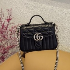 GUCCI 구찌 GG마몽 미니 탑 핸들백
