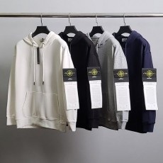 STONEISLAND 스톤아일랜드 로고와펜 코튼 후드티