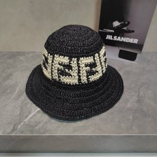 JIL SANDER 질샌더 펜 라탄 버킷햇