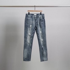 GIVENCHY 지방시 레더패치 워싱 청바지