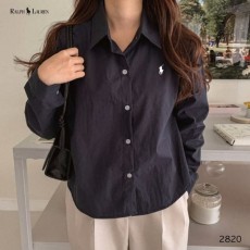 POLO 폴로 세미크롭 데일리 가을 셔츠